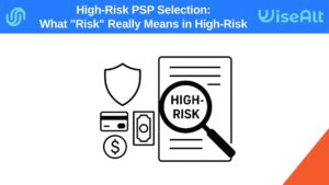 Illustration of decision-making, risk levels in high-risk psp selection.