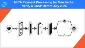 MiCA payment processing for merchants CASP verification and continuity checklist